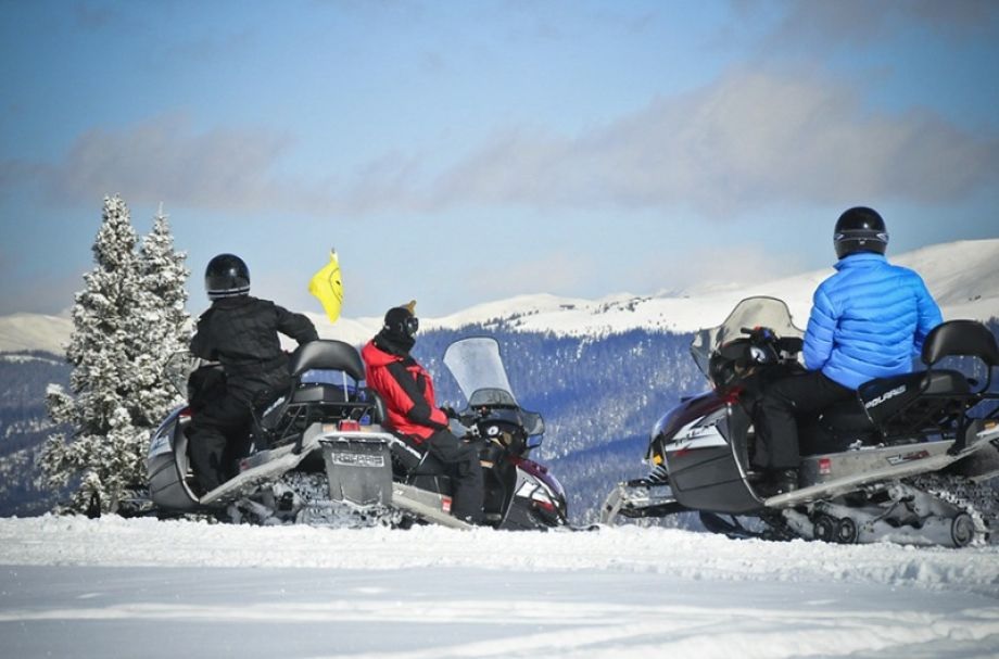 snowmobiling in Colorado